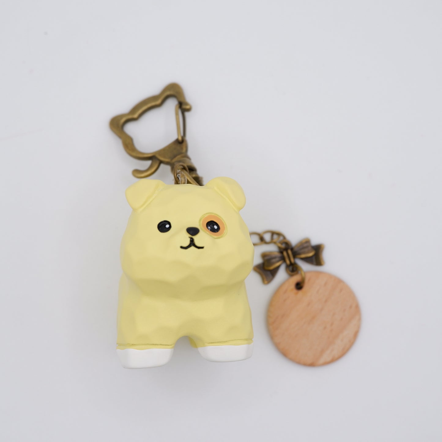 Paws on Parade - Resin Keychain with Personalised Wooden Name Tag