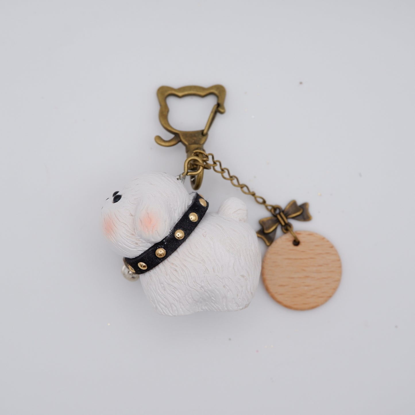 Jingle Along - Resin Keychain with Personalised Wooden Name Tag