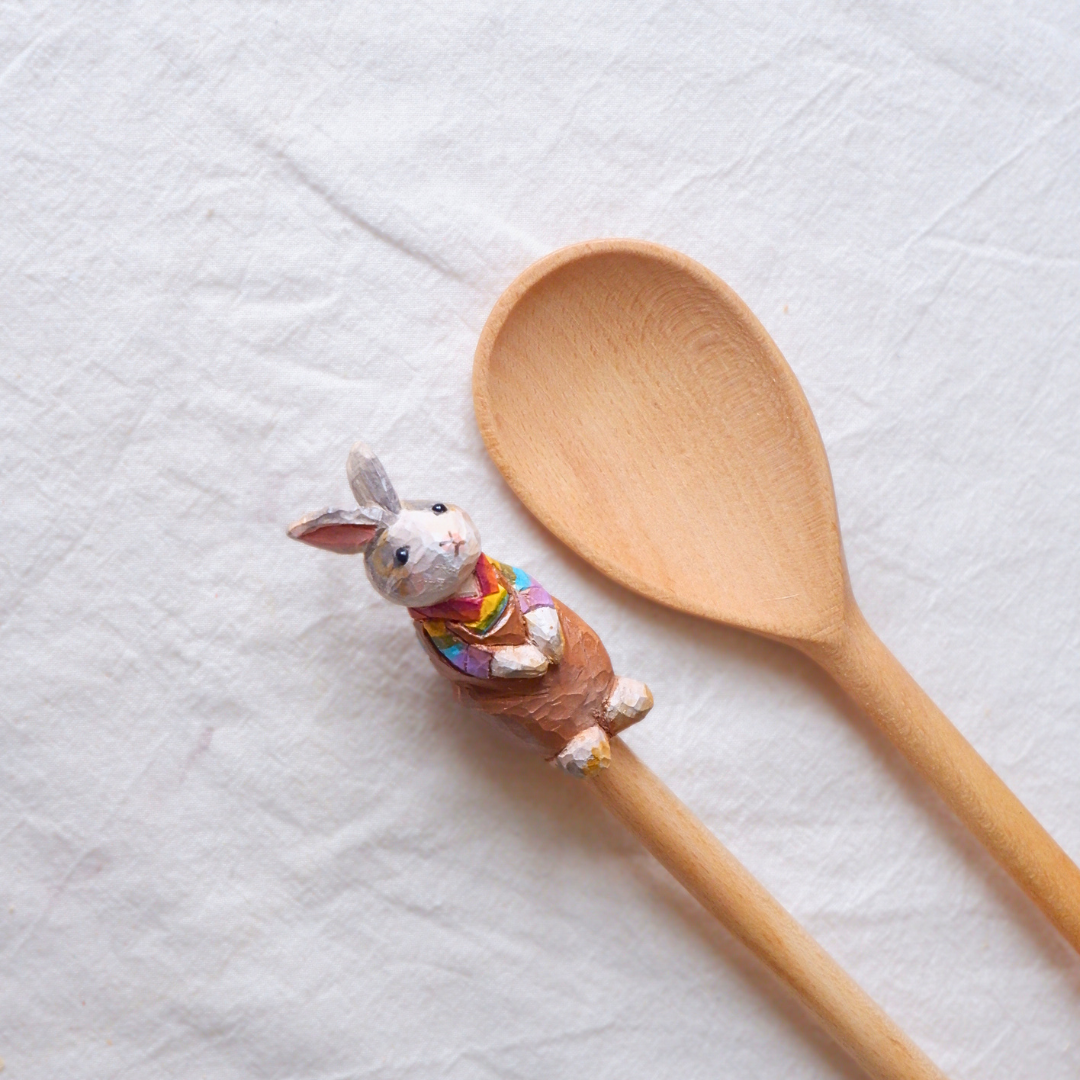 The Meadow Wooden Spoon - Open Field Rabbit