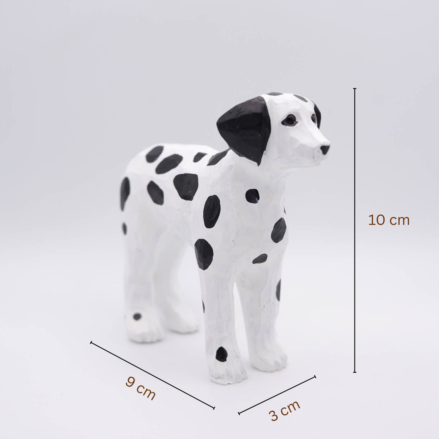 The Spotted Friend - Hand Carved Wooden Figure