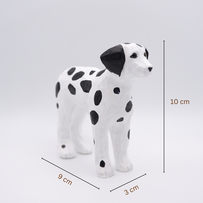 The Spotted Friend - Hand Carved Wooden Figure