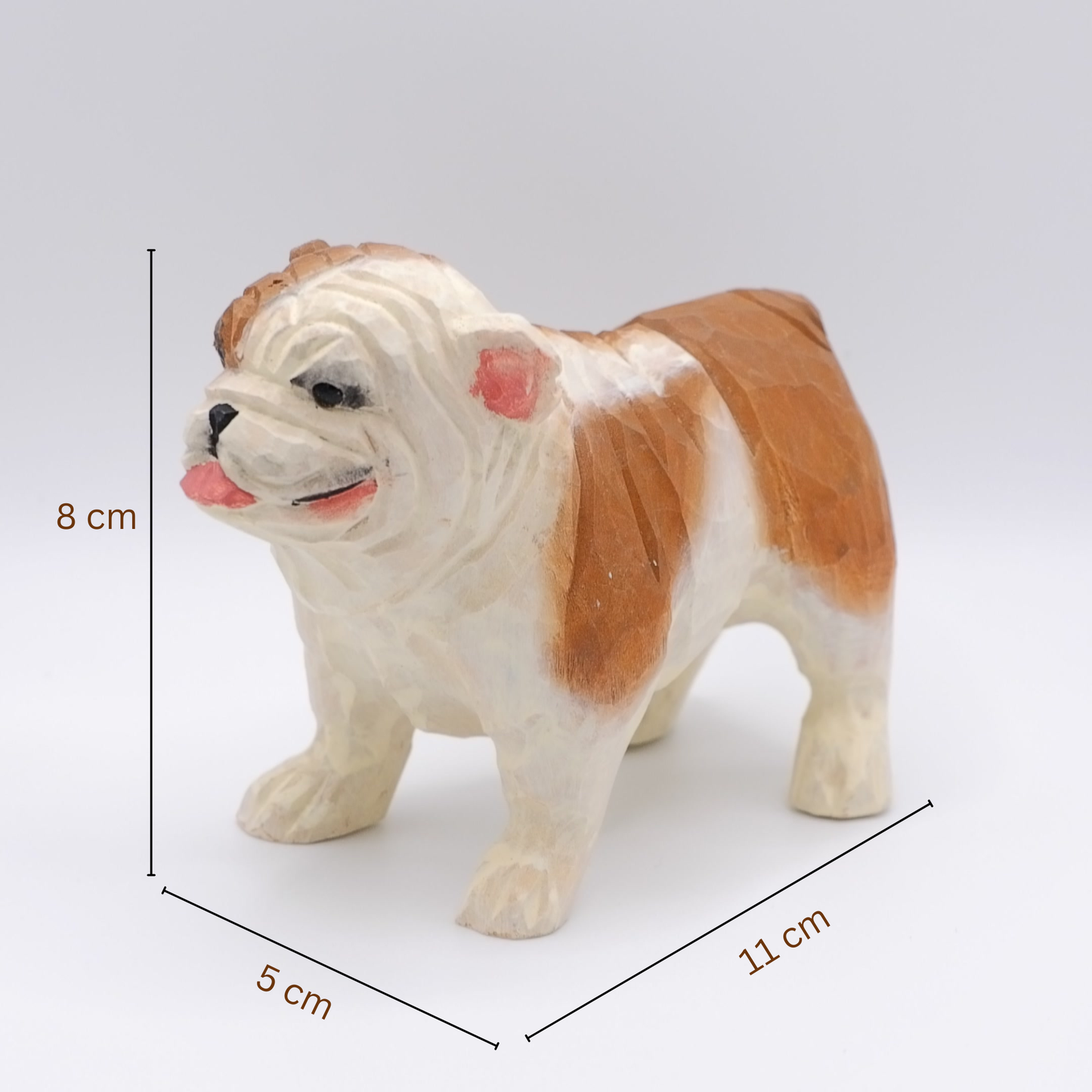 The Little Guardian - Hand Carved Wooden Figure