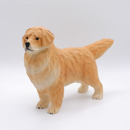 The Golden Friend - Hand Carved Wooden Figure