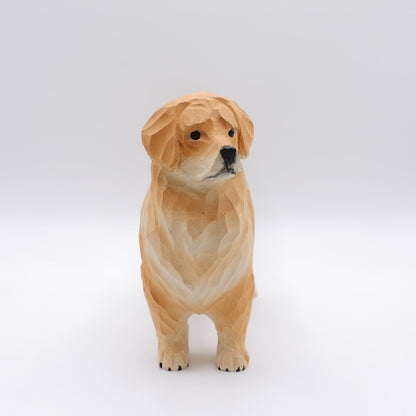 The Golden Friend - Hand Carved Wooden Figure