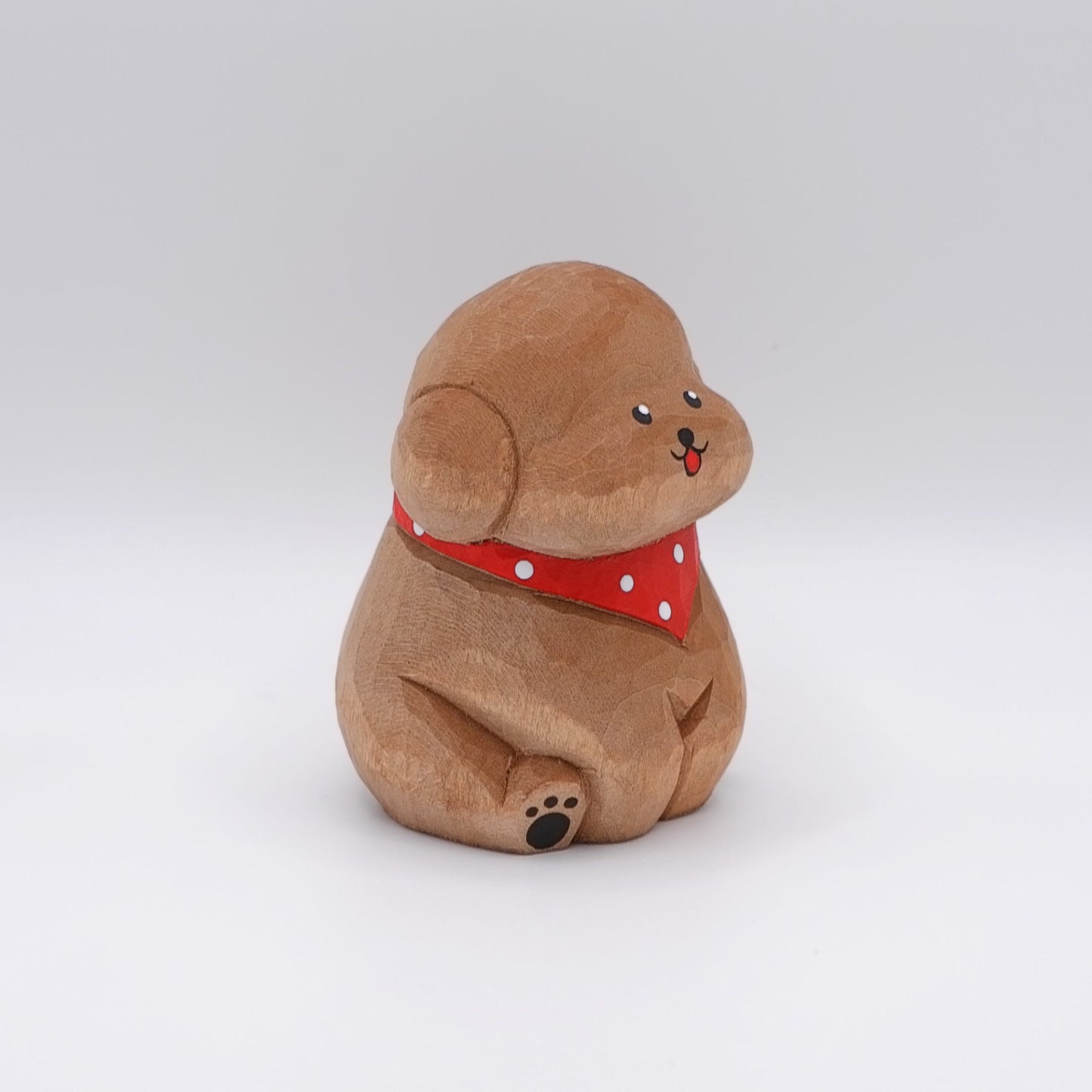 The Little Scholar - Hand Carved Wooden Figure