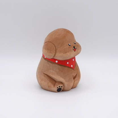 The Little Scholar - Hand Carved Wooden Figure