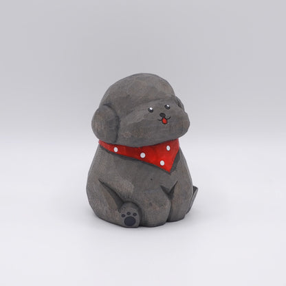 The Little Scholar - Hand Carved Wooden Figure