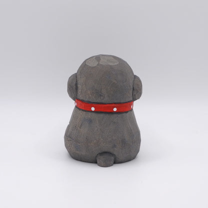 The Little Scholar - Hand Carved Wooden Figure