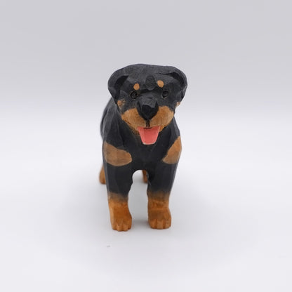 The Quiet Protector - Hand Carved Wooden Figure