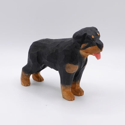 The Quiet Protector - Hand Carved Wooden Figure