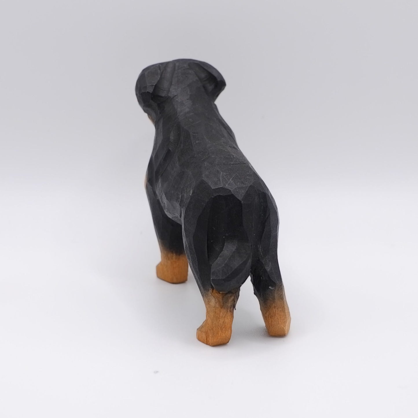 The Quiet Protector - Hand Carved Wooden Figure