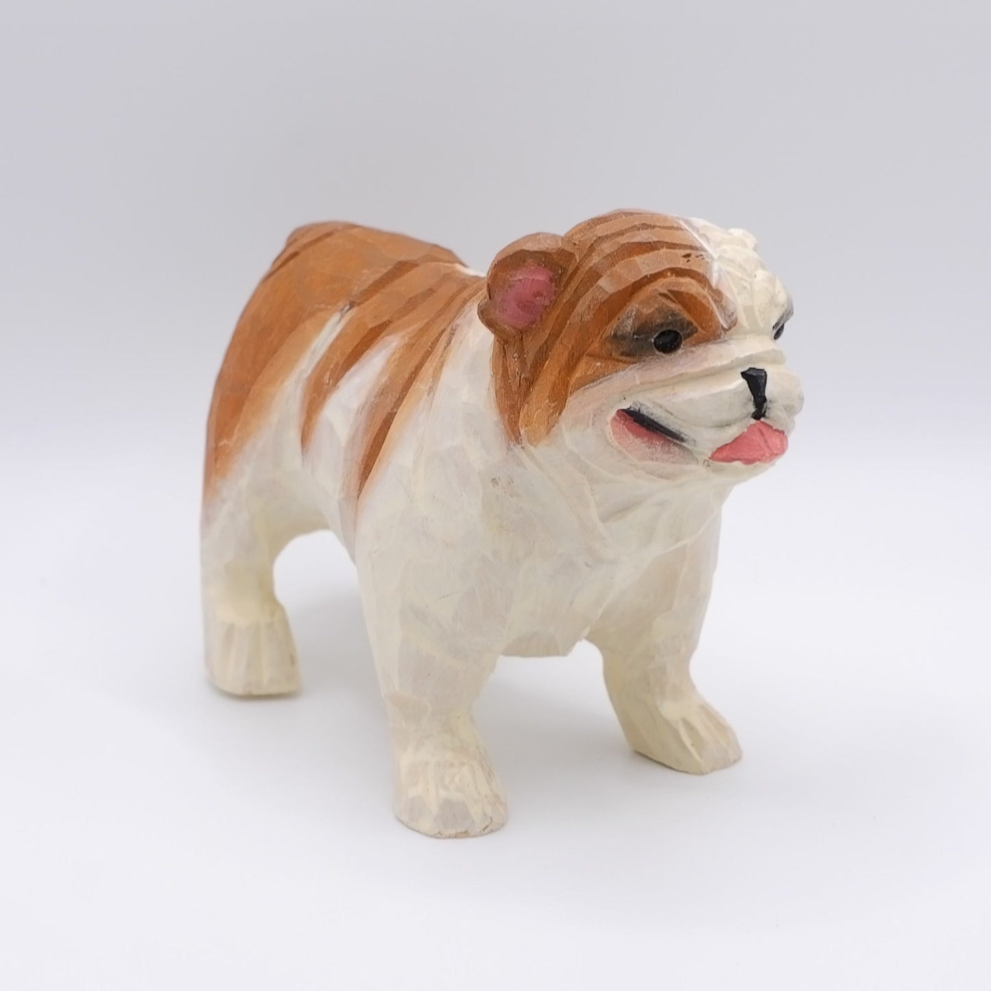 The Little Guardian - Hand Carved Wooden Figure