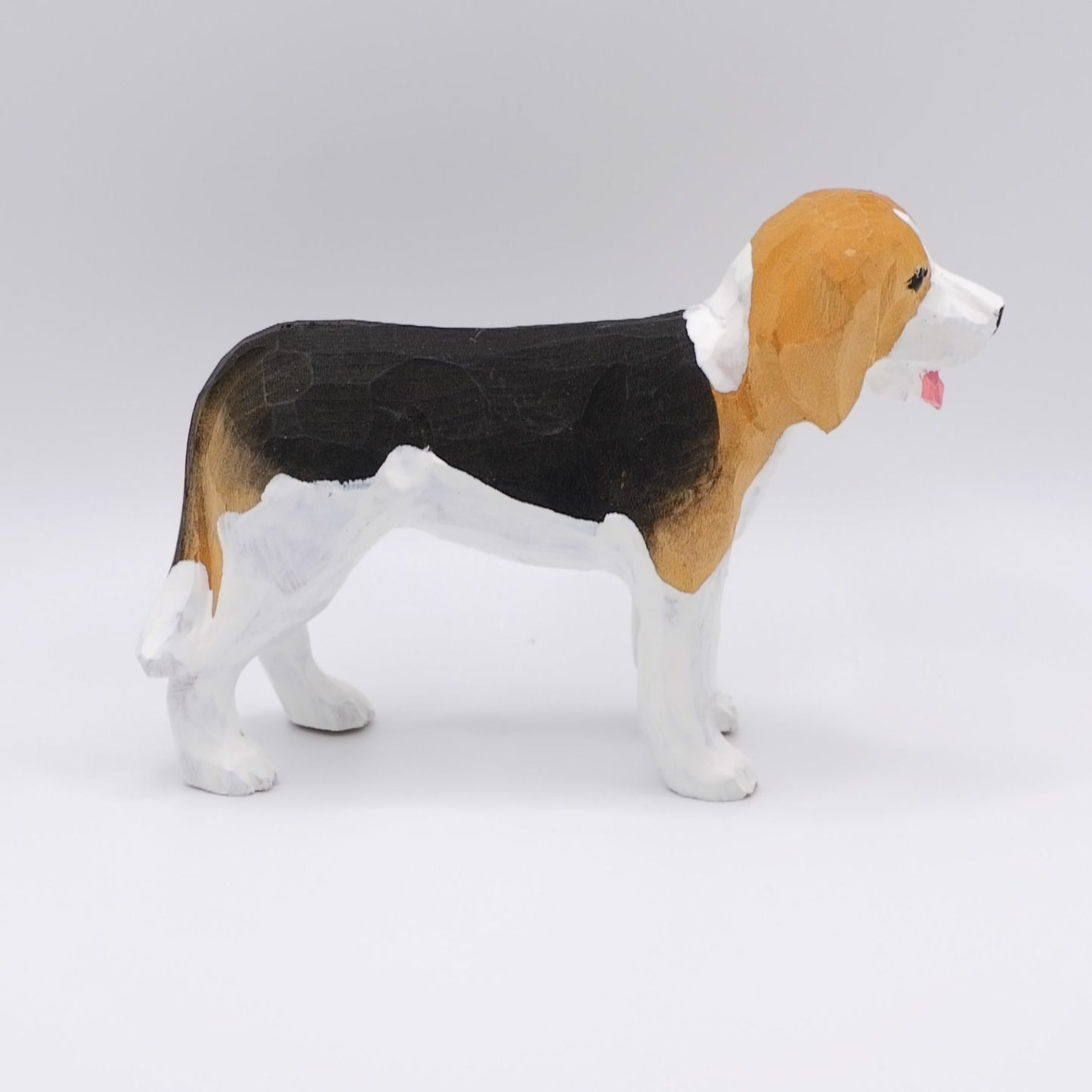 The Little Sniffer - Hand Carved Wooden Figure