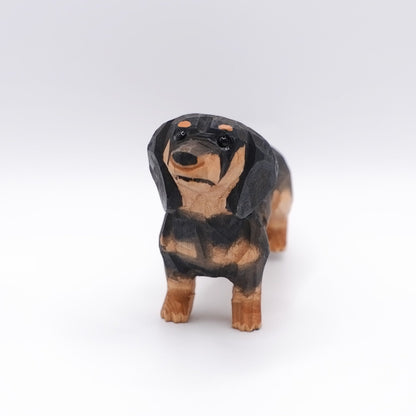 The Merry Barker - Hand Carved Wooden Figure