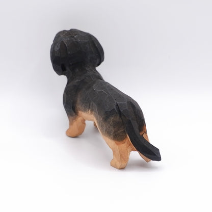 The Merry Barker - Hand Carved Wooden Figure