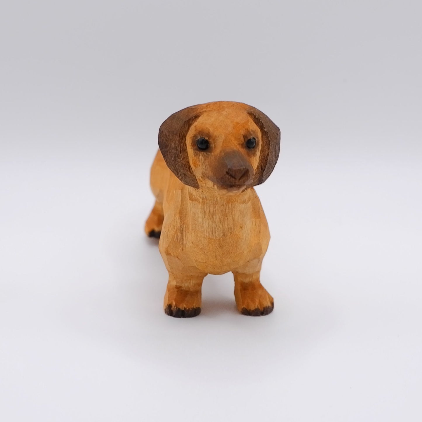 The Merry Barker - Hand Carved Wooden Figure