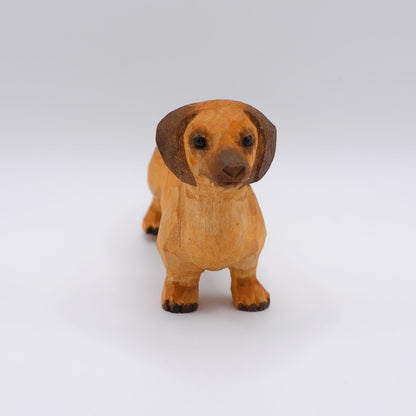 The Merry Barker - Hand Carved Wooden Figure