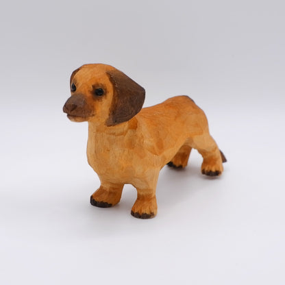 The Merry Barker - Hand Carved Wooden Figure