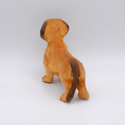The Merry Barker - Hand Carved Wooden Figure