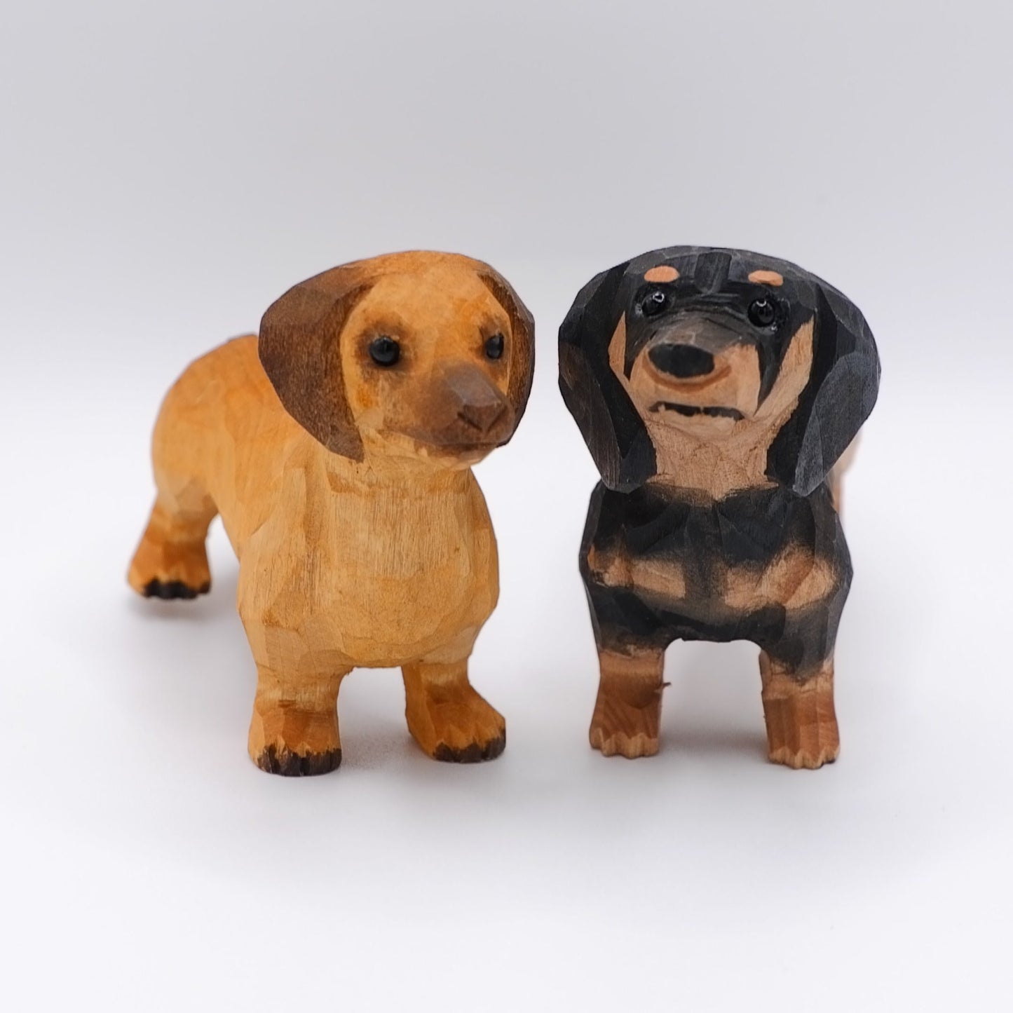 The Merry Barker - Hand Carved Wooden Figure