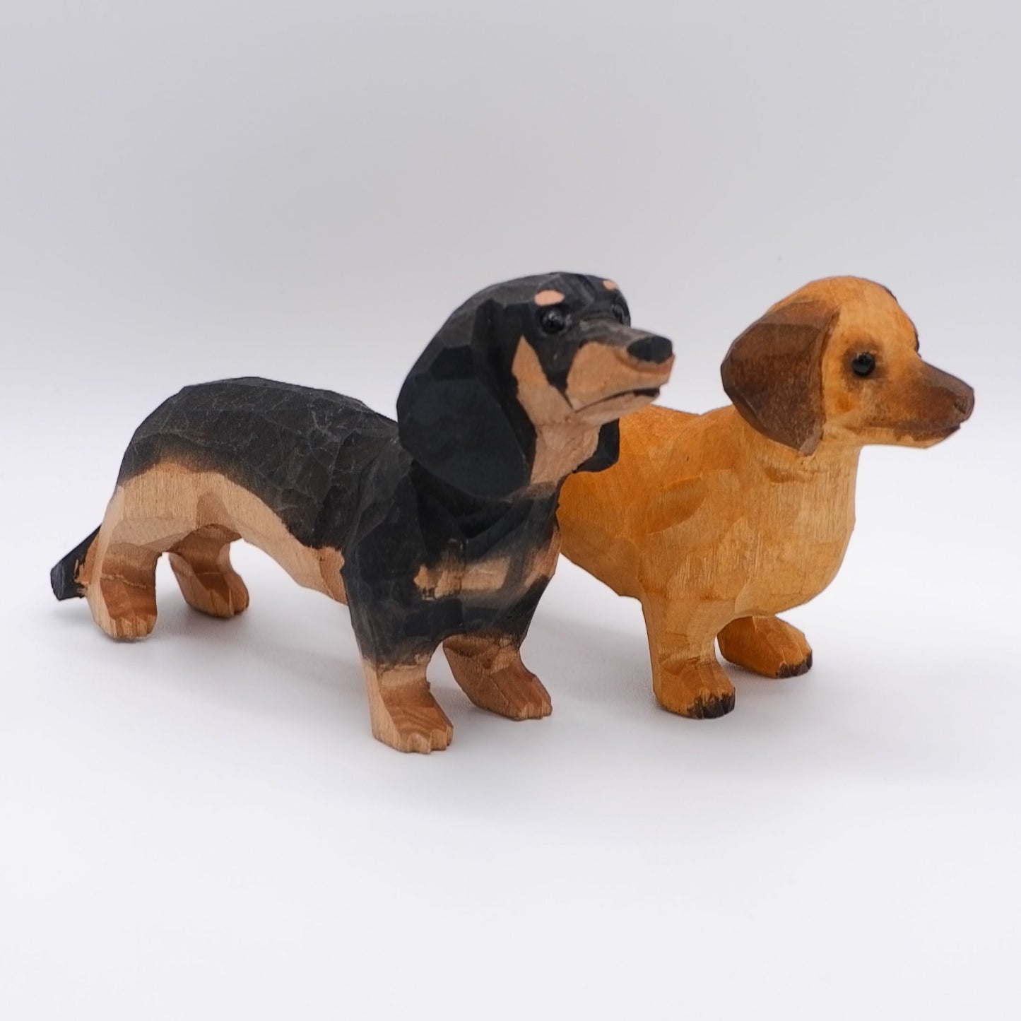 The Merry Barker - Hand Carved Wooden Figure