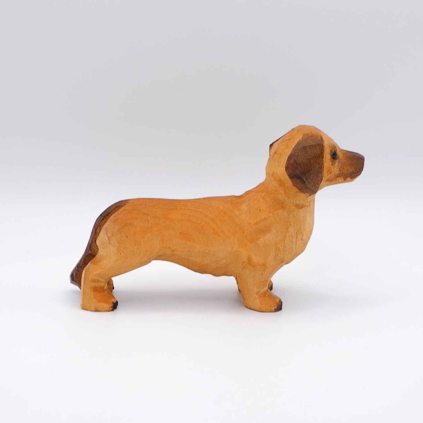 The Merry Barker - Hand Carved Wooden Figure