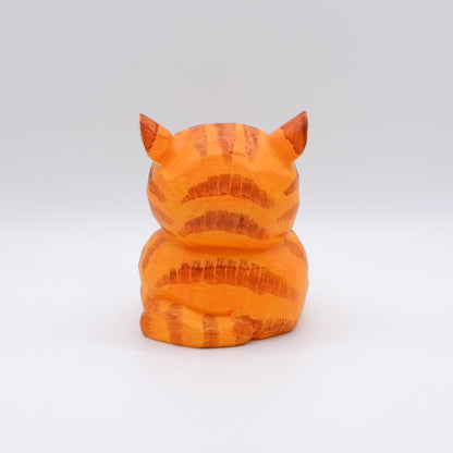 The Quiet Feast - Hand Carved Wooden Figure