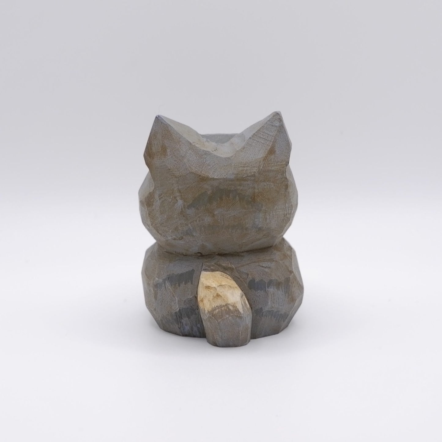 The Quiet Feast - Hand Carved Wooden Figure