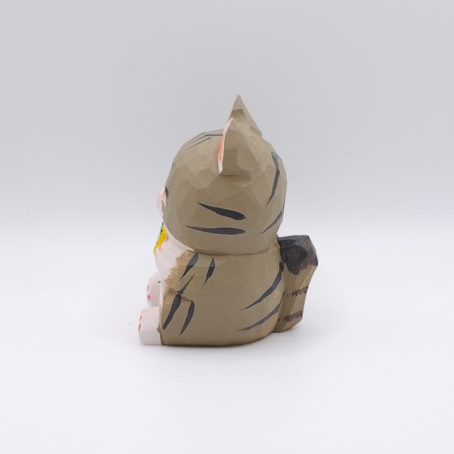 The Quiet Feast - Hand Carved Wooden Figure