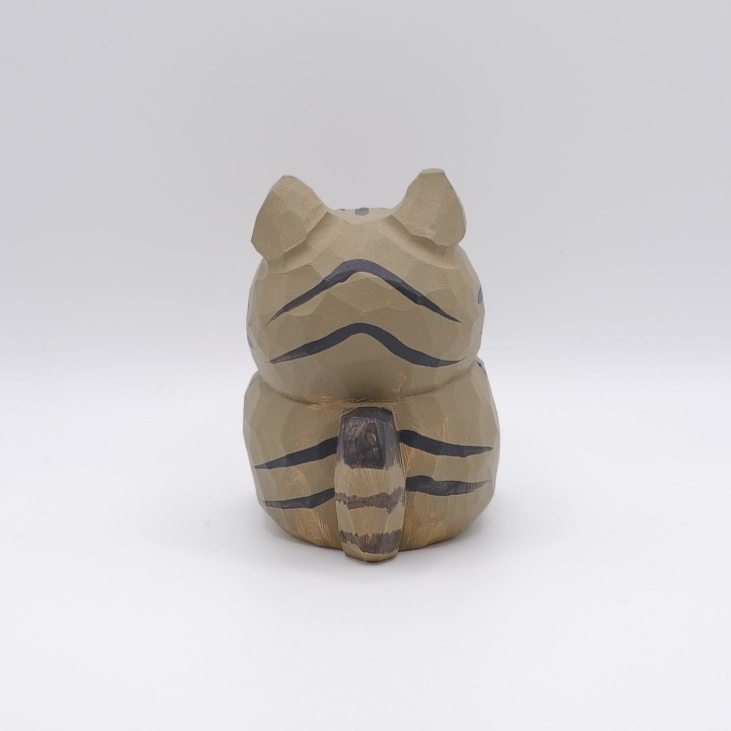 The Quiet Feast - Hand Carved Wooden Figure