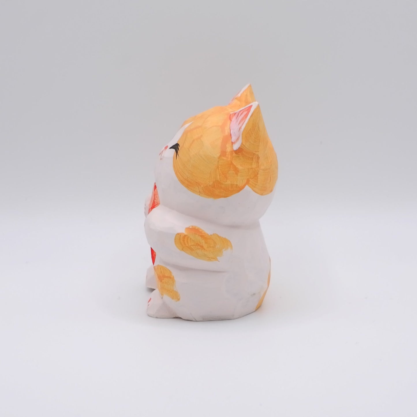 The Quiet Feast - Hand Carved Wooden Figure