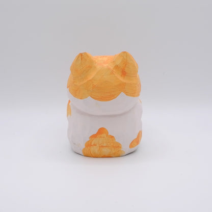 The Quiet Feast - Hand Carved Wooden Figure