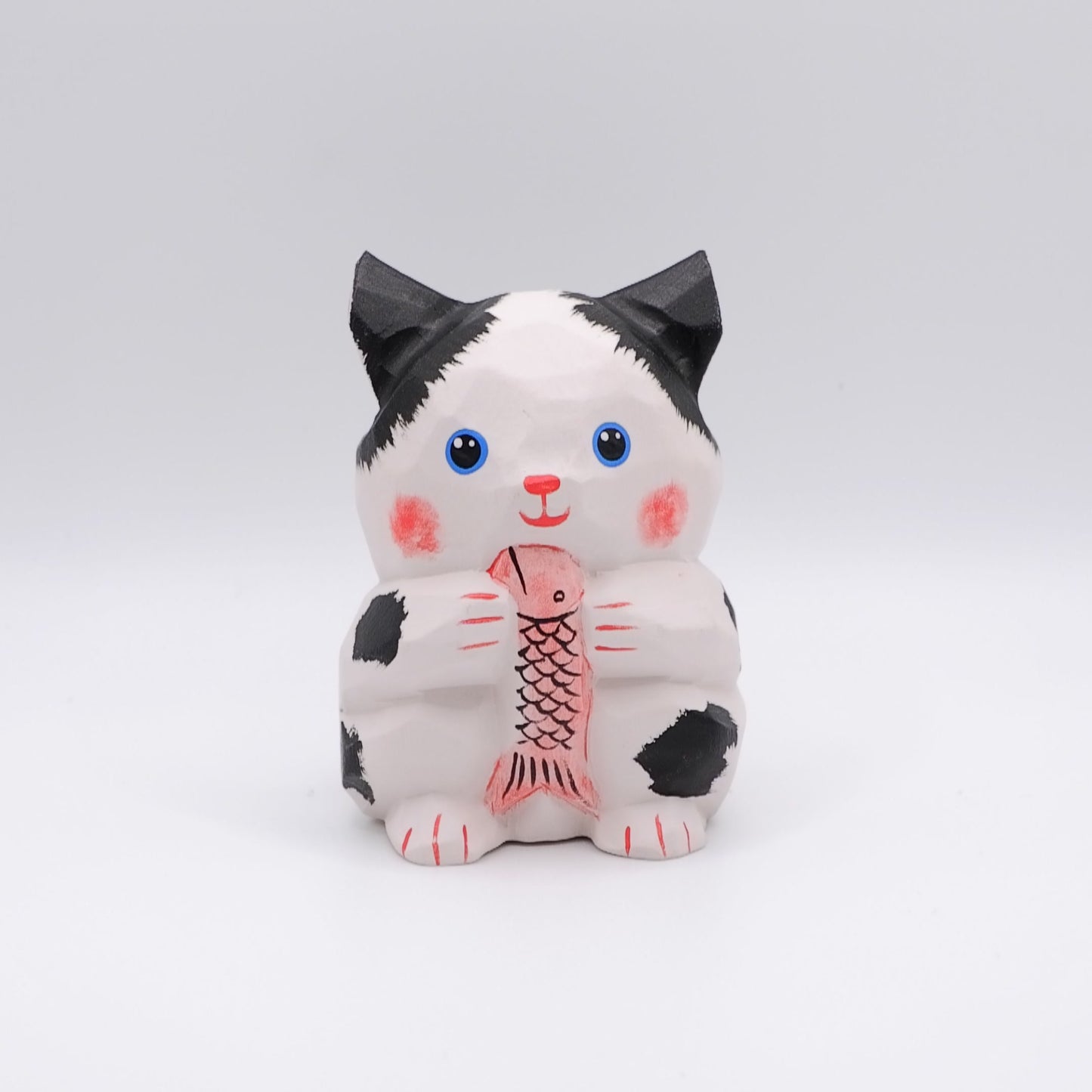 The Quiet Feast - Hand Carved Wooden Figure