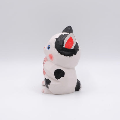 The Quiet Feast - Hand Carved Wooden Figure