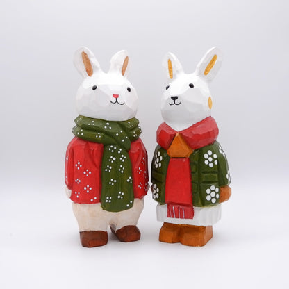 Merryweather Pair - Hand Carved Wooden Figure