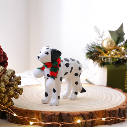 The Spotted Friend - Hand Carved Wooden Figure