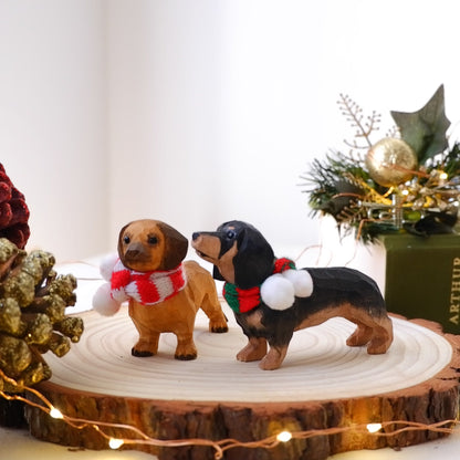 The Merry Barker - Hand Carved Wooden Figure