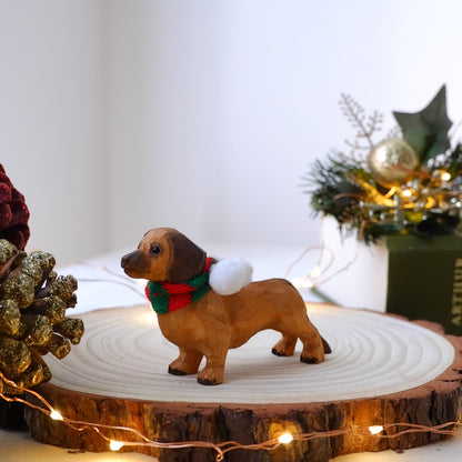 The Merry Barker - Hand Carved Wooden Figure