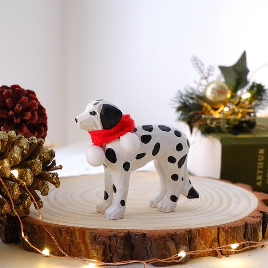 The Spotted Friend - Hand Carved Wooden Figure