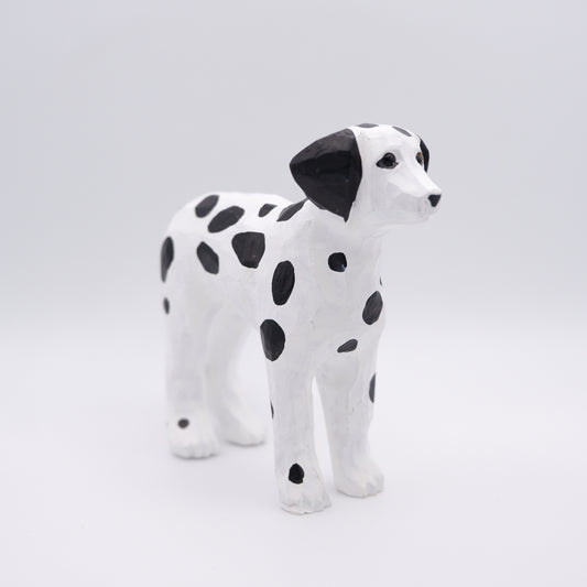 The Spotted Friend - Hand Carved Wooden Figure