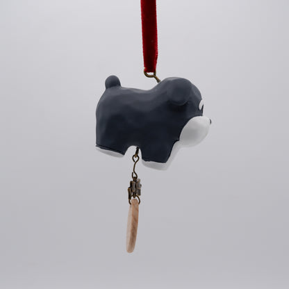 Paws on Parade - Resin Ornament with Personalised Wooden Name Tag