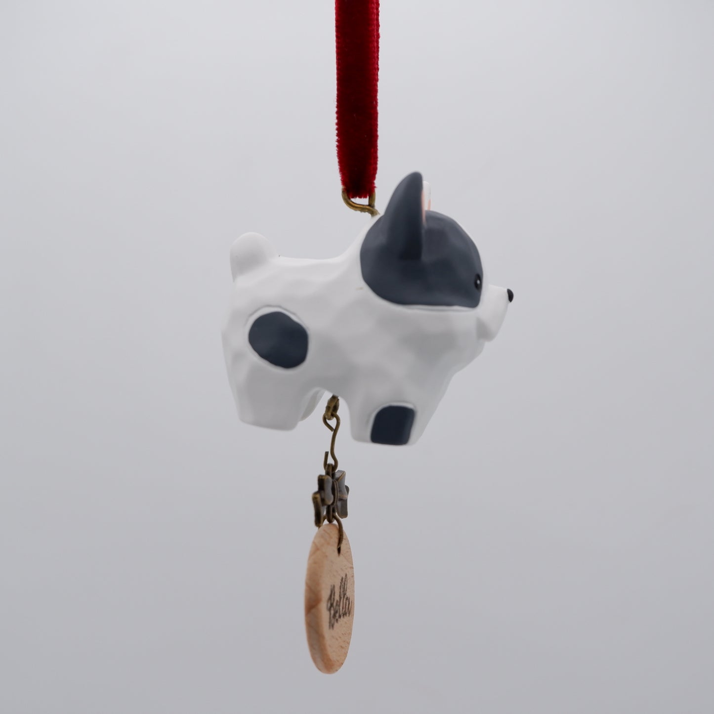 Paws on Parade - Resin Ornament with Personalised Wooden Name Tag