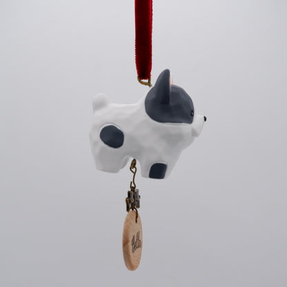 Paws on Parade - Resin Ornament with Personalised Wooden Name Tag