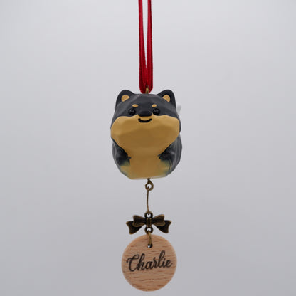 The Cloud Rider - Resin Ornament with Personalised Wooden Name Tag