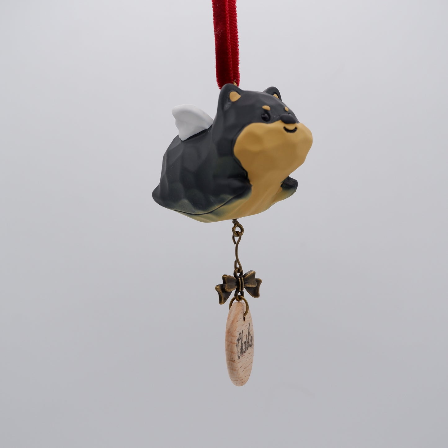 The Cloud Rider - Resin Ornament with Personalised Wooden Name Tag