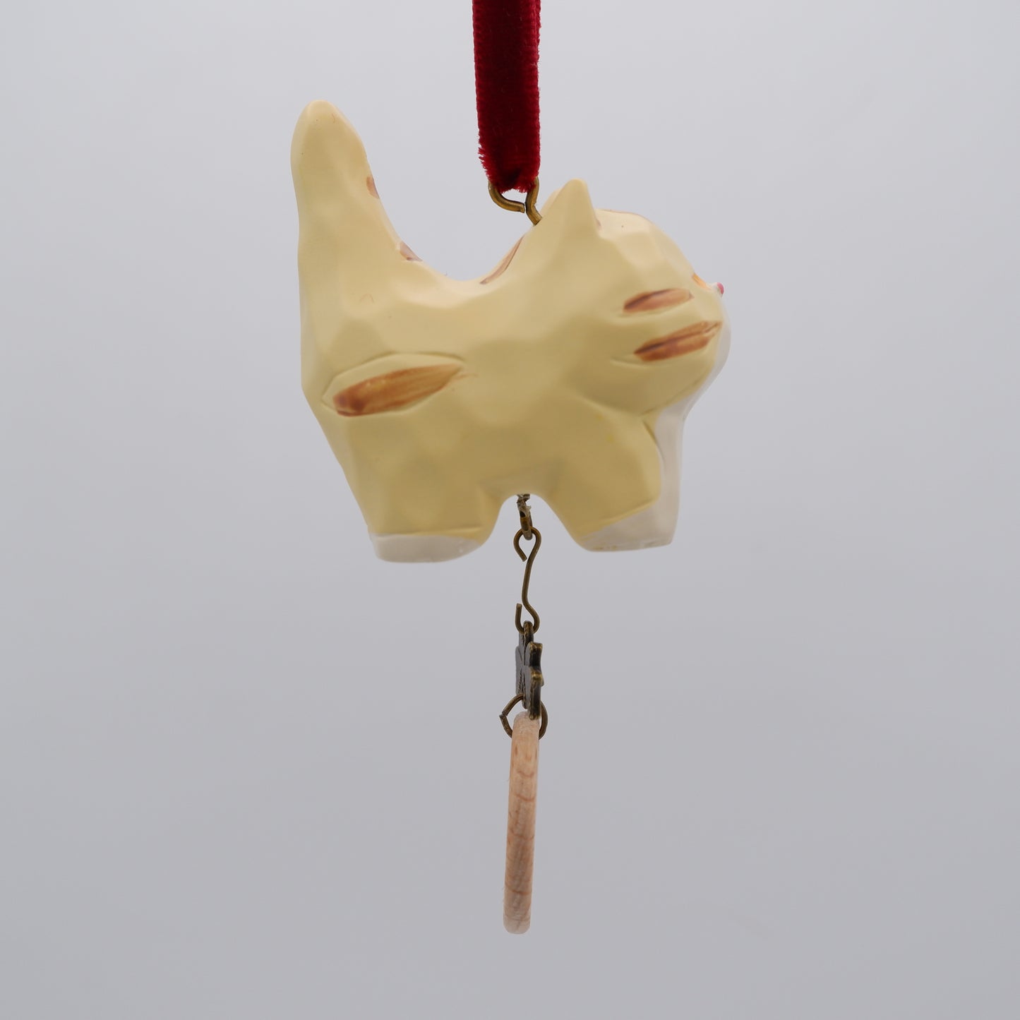 Tail Held High - Resin Ornament with Personalised Wooden Name Tag