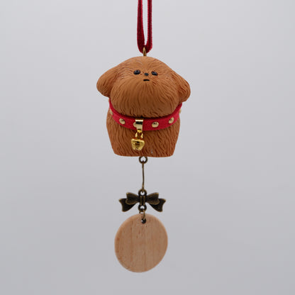 Jingle Along - Resin Ornament with Personalised Wooden Name Tag