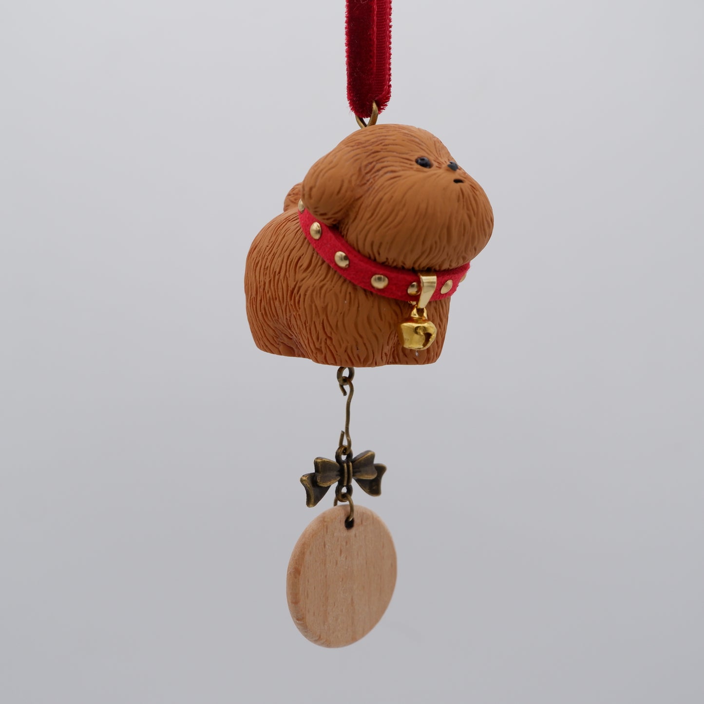 Jingle Along - Resin Ornament with Personalised Wooden Name Tag