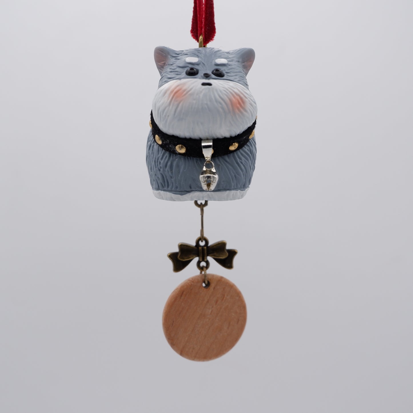 Jingle Along - Resin Ornament with Personalised Wooden Name Tag