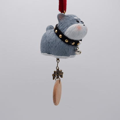 Jingle Along - Resin Ornament with Personalised Wooden Name Tag